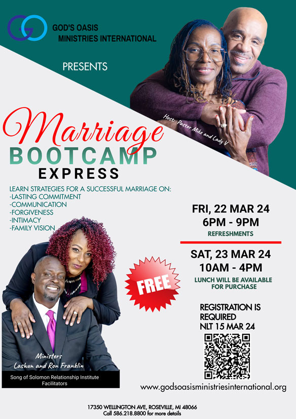 Marriage Bootcamp Express Flyer